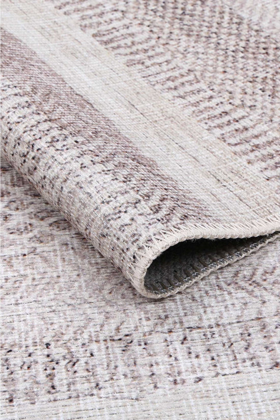 Mojave Lines Desert Beige Washable Rug - VITAL 1093-00