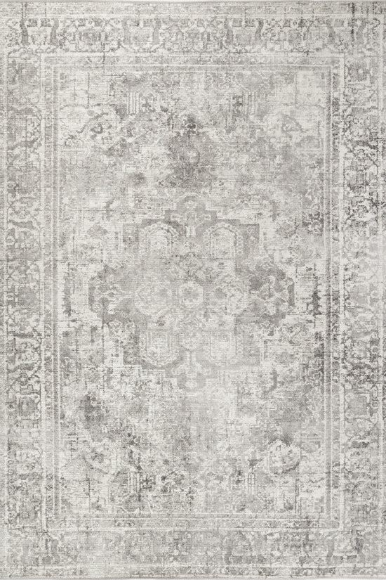 Distressed Vintage Chilaz Grey Rug - VITAL 2085-04