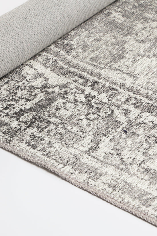 Distressed Vintage Chilaz Grey Rug - VITAL 2085-04