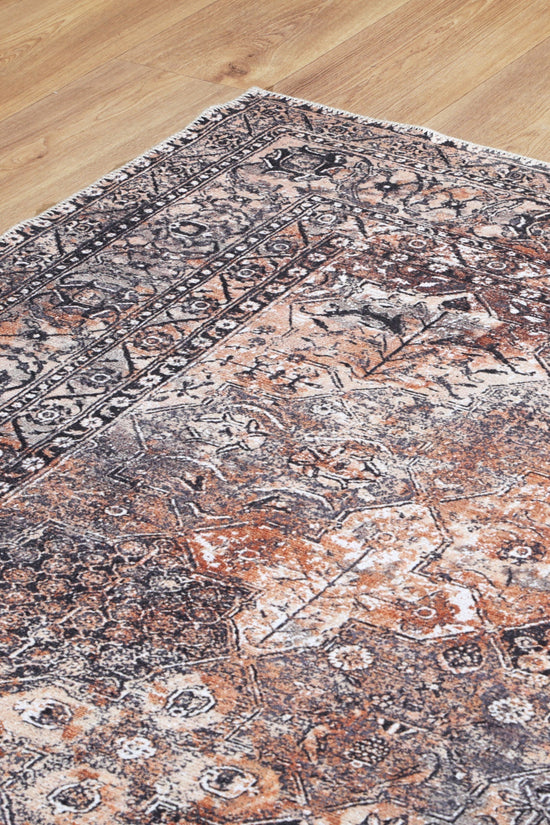 Vintage Tanner Neutral Washable Rug - VITAL 3041-00