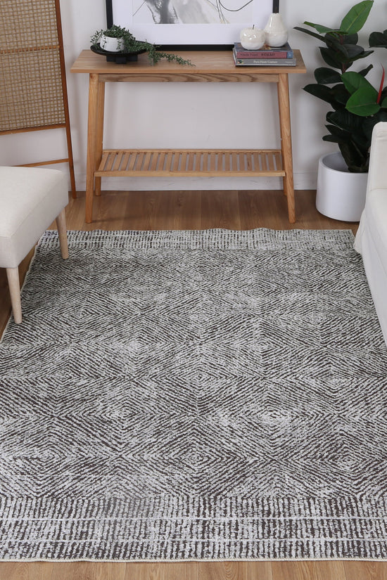 Contemporary Lauro Grey Rug - VITAL 3081-00