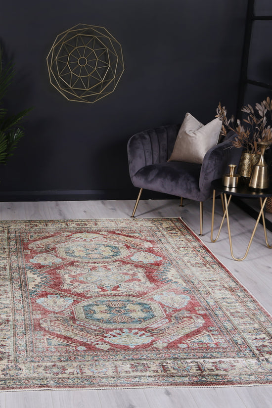 Traditional Kazak Ruby - VITAL 3607-00