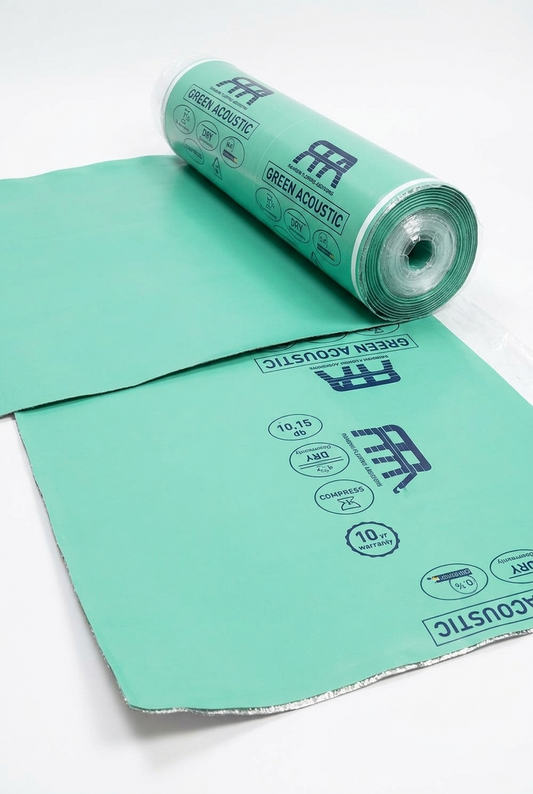 ACOUSTIC GREEN UNDERLAY - 2mm