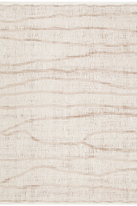 Sierra Abstract Ivory Lines Rug