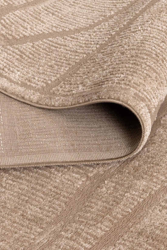 Sierra Abstract Beige Lines Rug