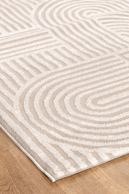 Sierra Arches Beige Ivory Rug