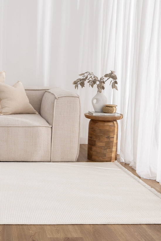 Berno Ivory Loop Rug - B001