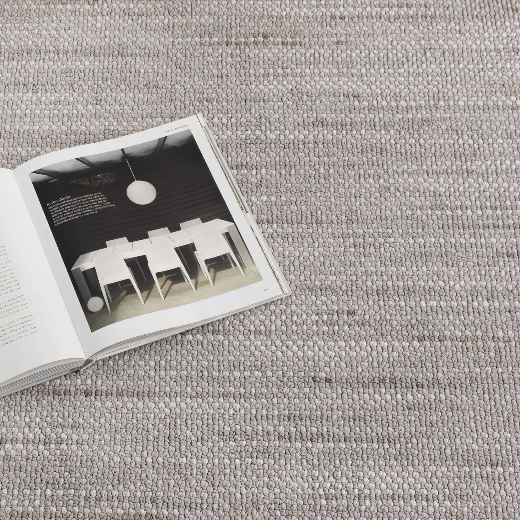 Berno Silver Loop Rug - B004