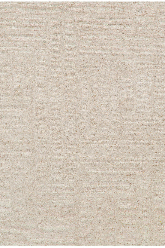 Seren Beige Modern Wool Rug