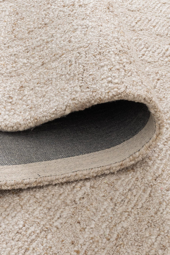Seren Beige Modern Wool Rug