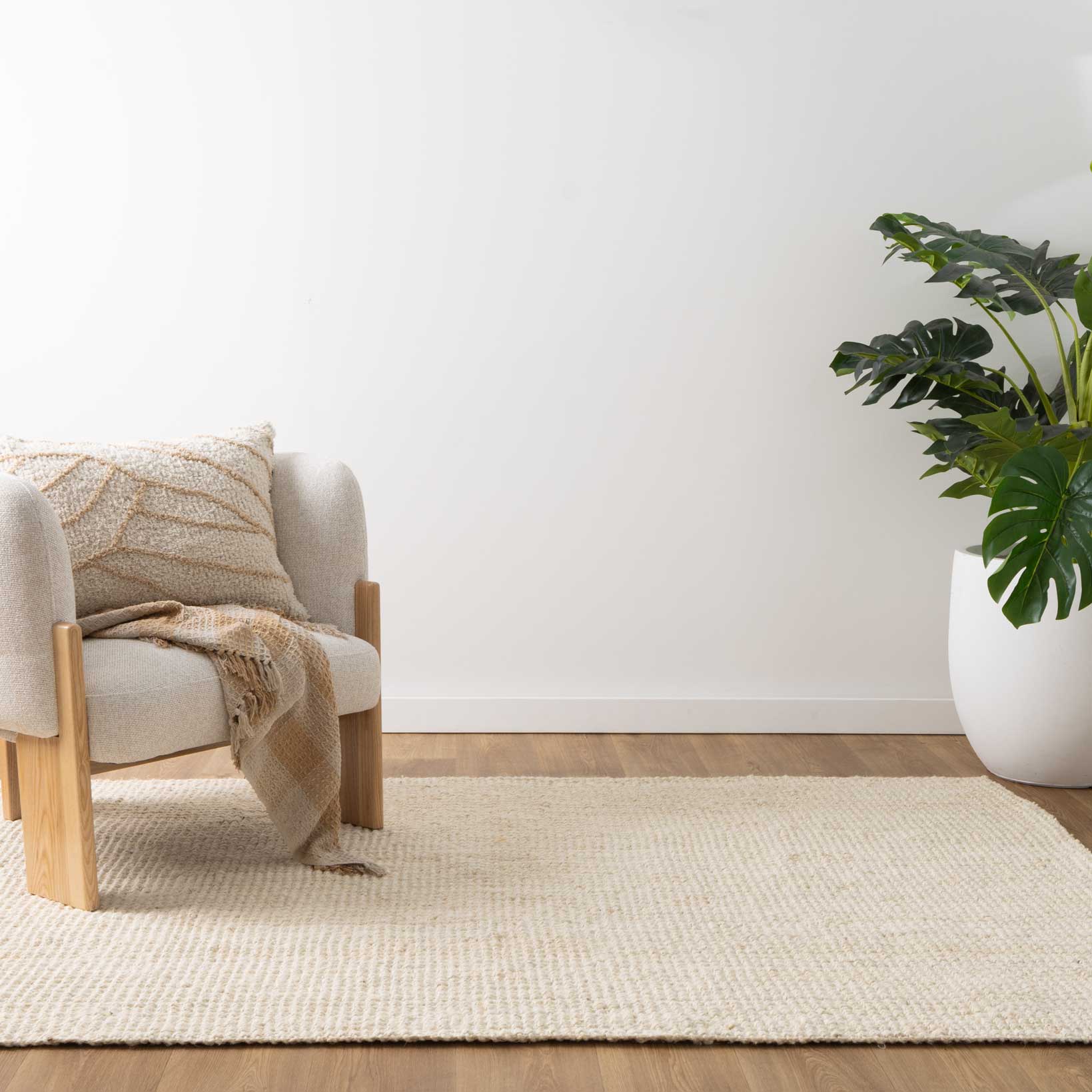 Bengal Bleached Jute Rug