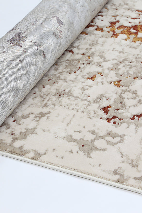 Bohemian Paradise One Modern Beige Terracotta Rug - 01BTER