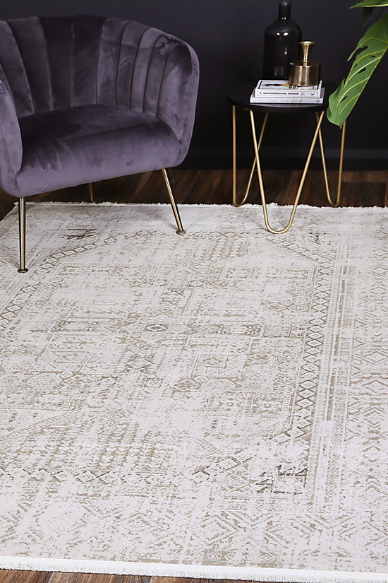 Bohemian Paradise Panel Beige Rug - 03BEIG
