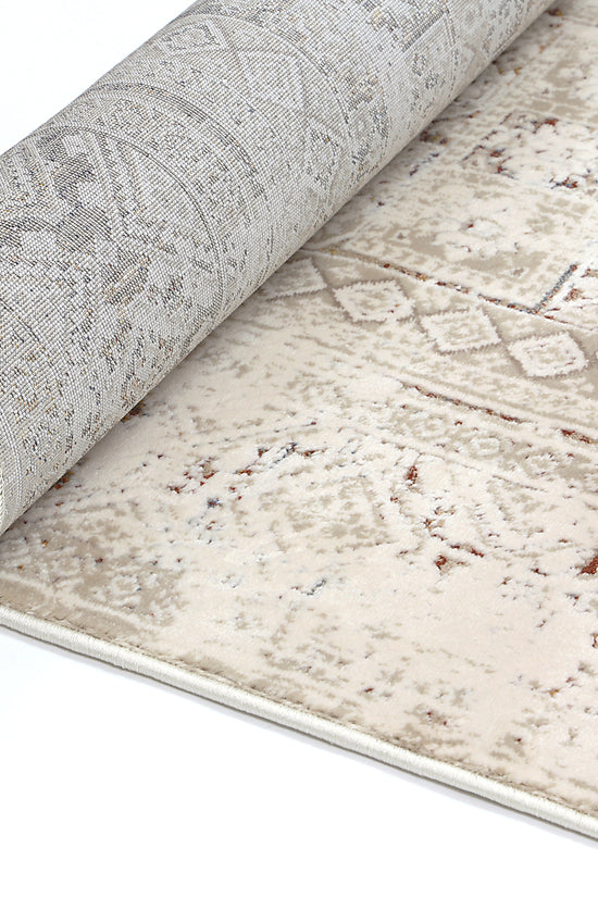 Bohemian Paradise Panel Beige Multi Rug - 03BMUL