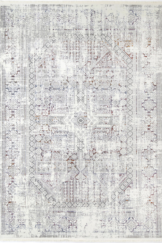 Bohemian Paradise Panel Grey Multi Rug - 03GMUL