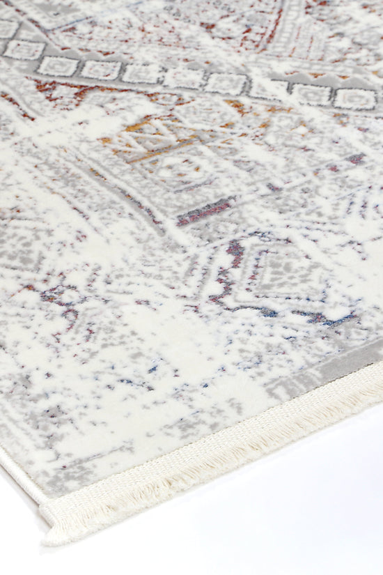 Bohemian Paradise Panel Grey Multi Rug - 03GMUL