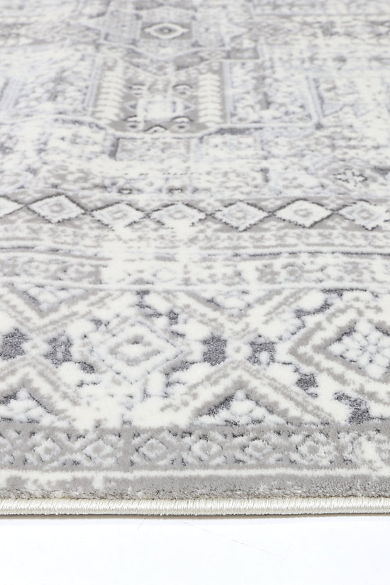 Bohemian Paradise Panel Grey Rug - 03GREY