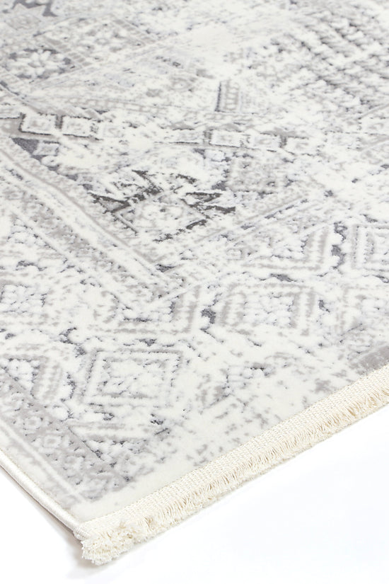 Bohemian Paradise Panel Grey Rug - 03GREY