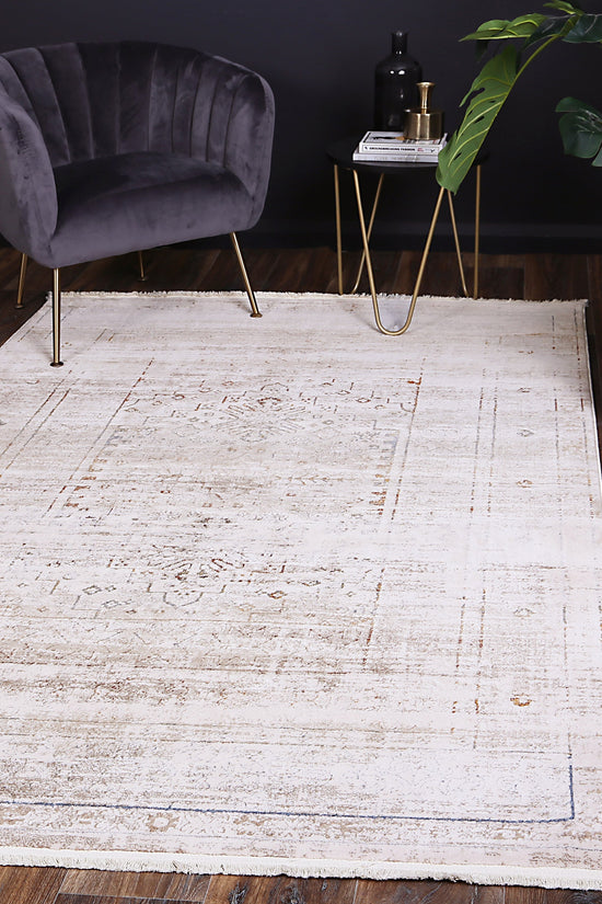 Bohemian Paradise Traditional Beige Multi Rug - 04BMUL