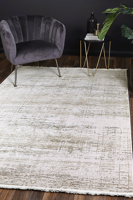 Bohemian Paradise Traditional Grey Blue Rug - 04GBLU