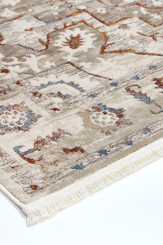 Bohemian Paradise Medalion Beige Multi Rug - 05BMUL
