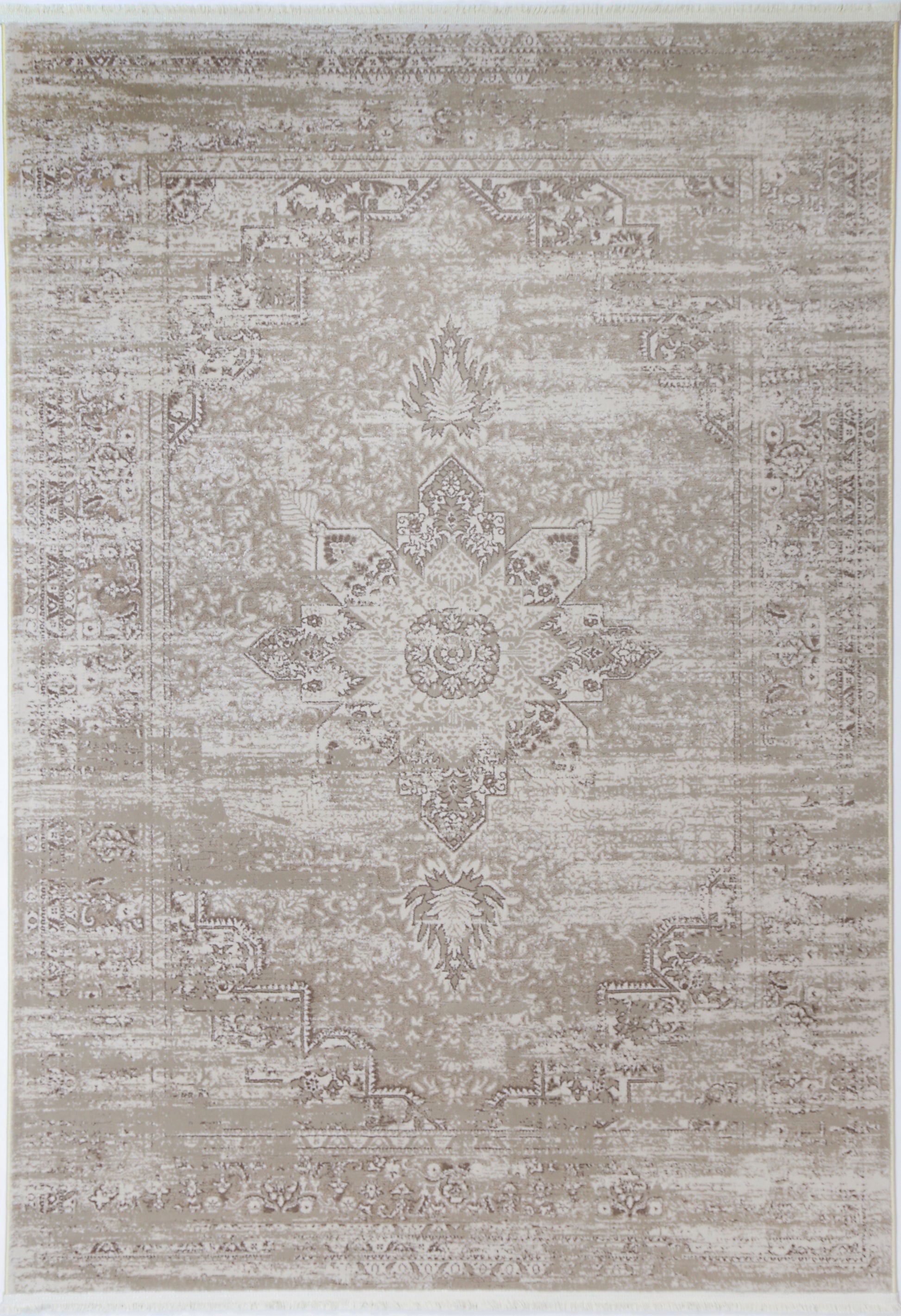 Bohemian Paradise Medalion Beige Rug - 06BEIG