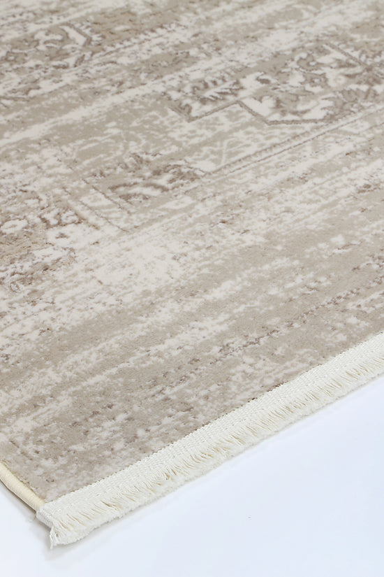 Bohemian Paradise Medalion Beige Rug - 06BEIG
