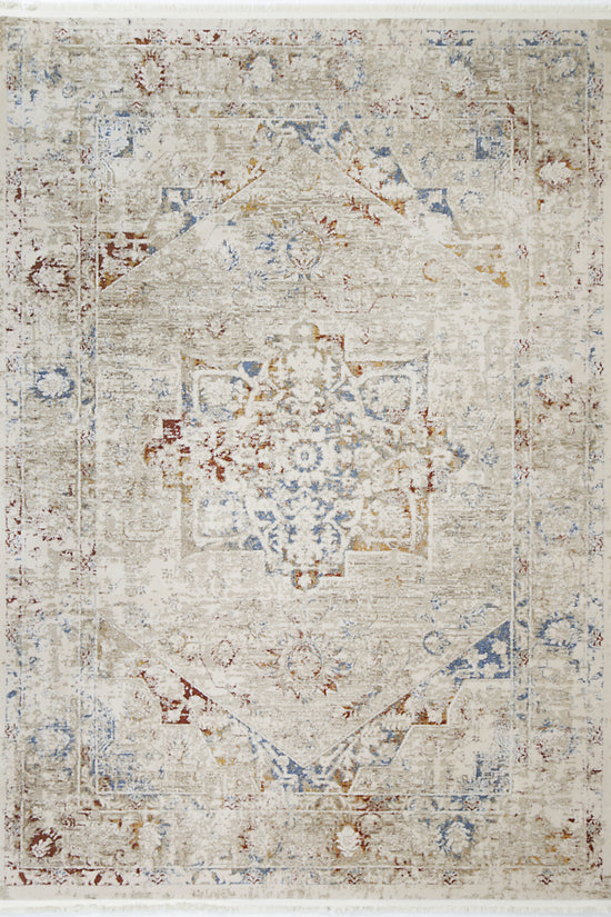 Bohemian Paradise Classic Vintage Beige Multi Rug - 09BMUL