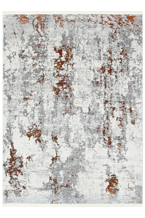 Bohemian Paradise One Modern Grey Terracotta Rug - 01GTER
