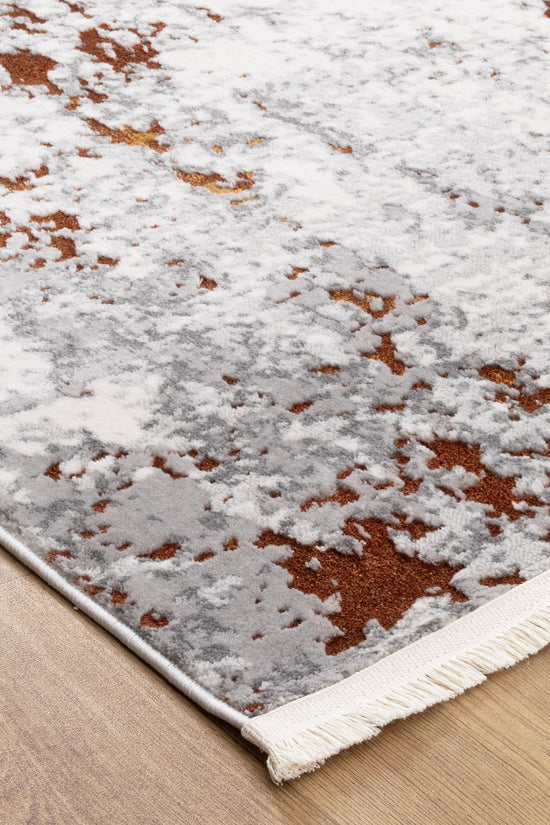 Bohemian Paradise One Modern Grey Terracotta Rug - 01GTER