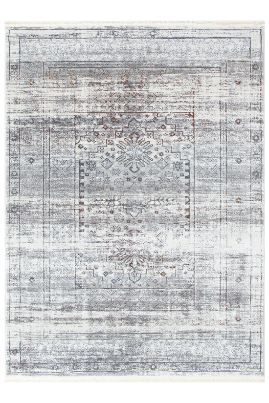 Bohemian Paradise Traditional Grey Multi Rug - 04GMUL
