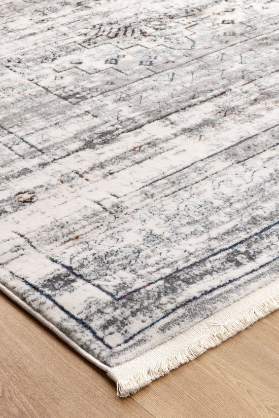 Bohemian Paradise Traditional Grey Multi Rug - 04GMUL