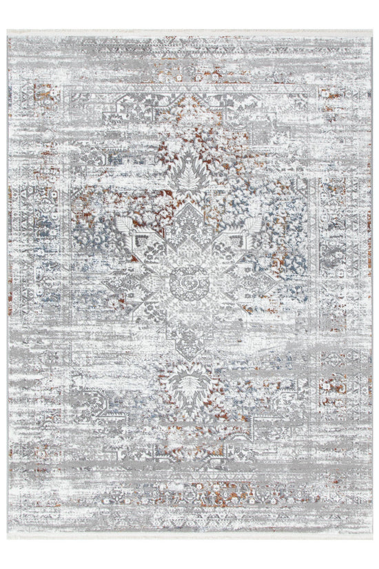 Bohemian Paradise Medalion Grey Multi Rug - 06GMUL