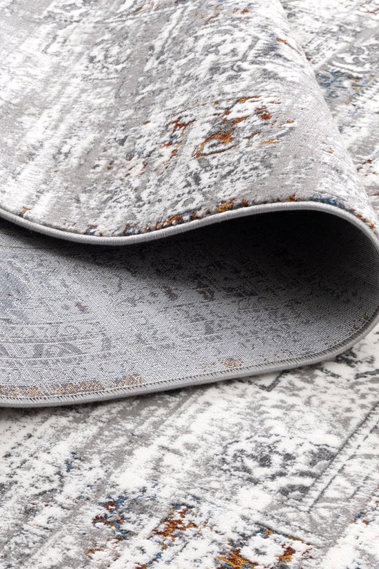 Bohemian Paradise Medalion Grey Multi Rug - 06GMUL
