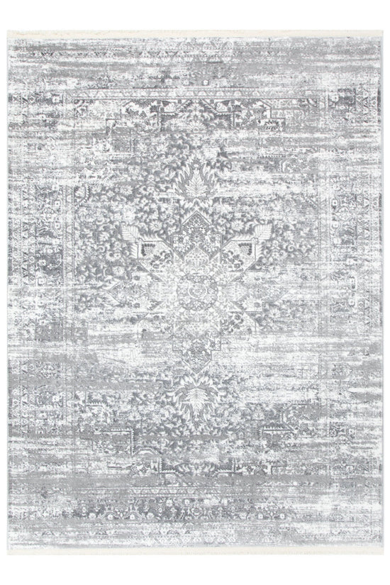 Bohemian Paradise Medalion Grey Rug - 06GREY