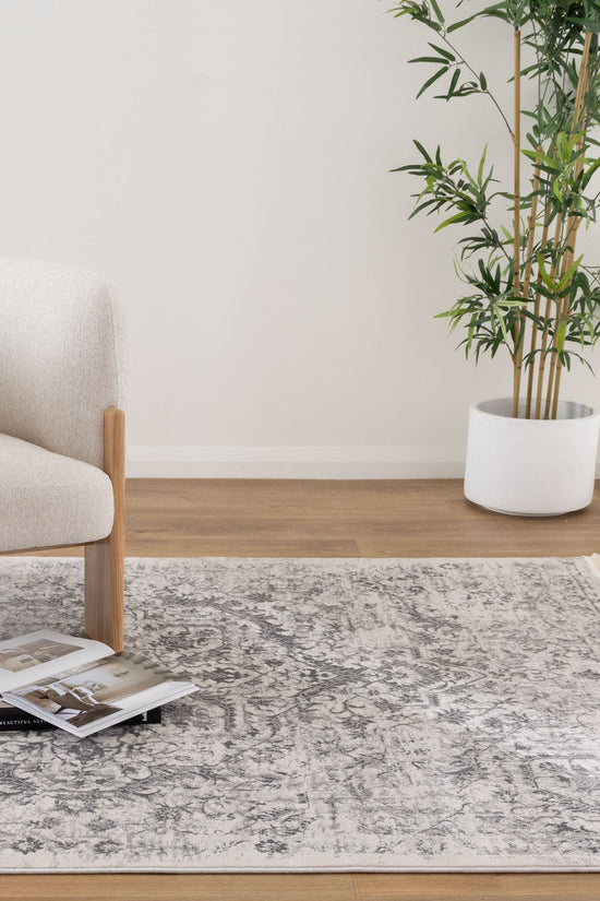 Bohemian Paradise Vintage Grey Rug - 07GREY