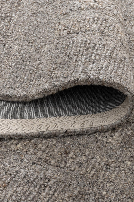 Seren Brown Grey Modern Wool Rug