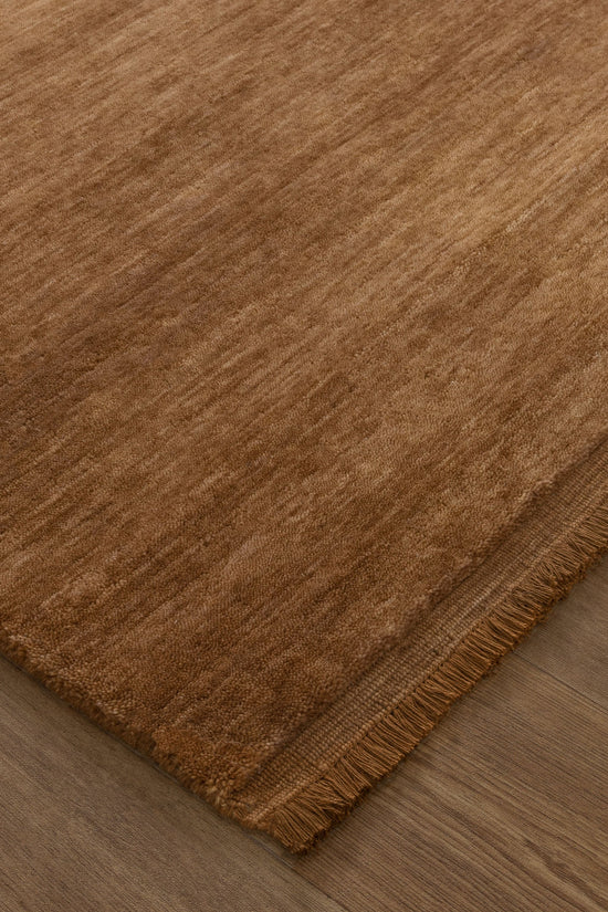 Charleston Hand-Knotted Wool Rug Butterscotch