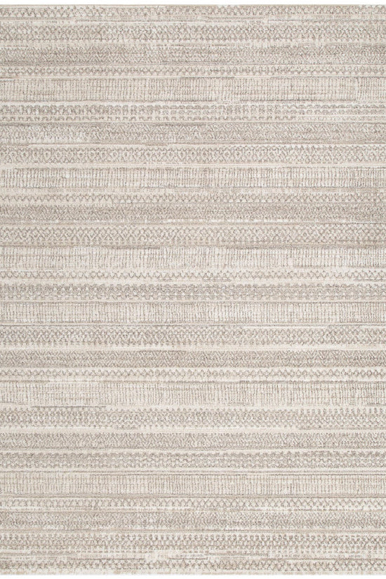 Clara Distressed Tribal Beige Rug - C101