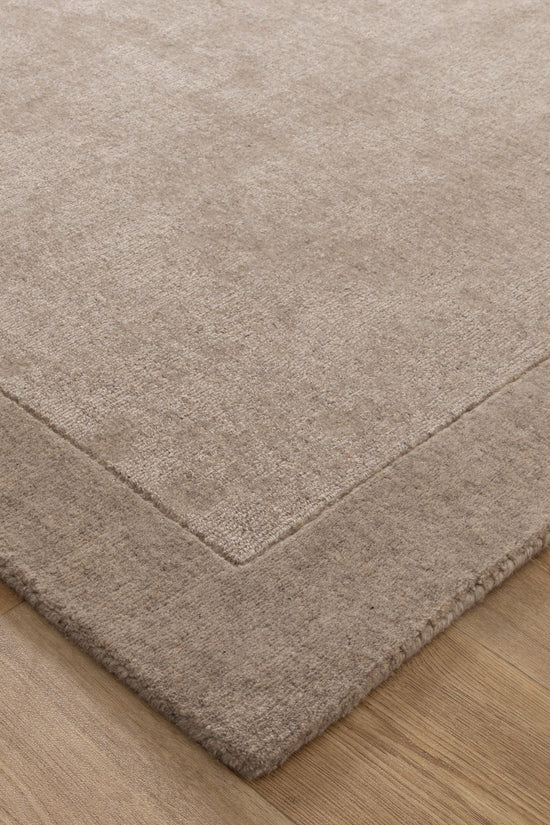 Sedona Camel Border Wool Rug