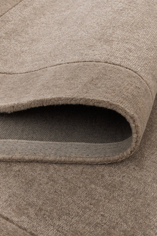 Sedona Camel Border Wool Rug