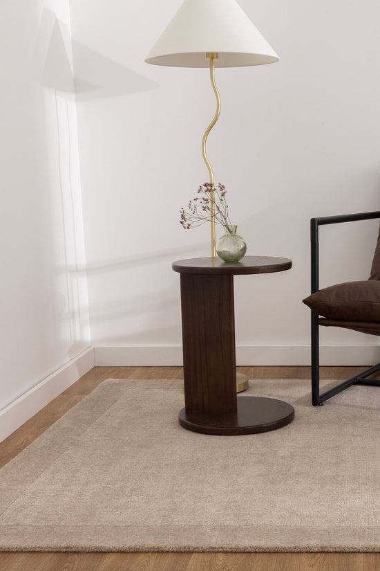 Sedona Camel Border Wool Rug