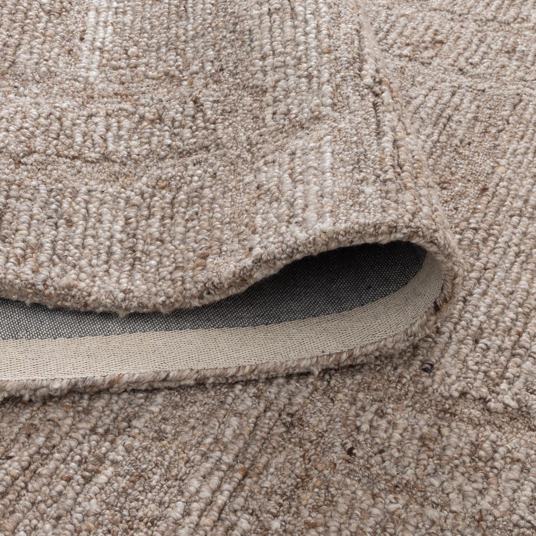Seren Cocoa Modern Wool Rug