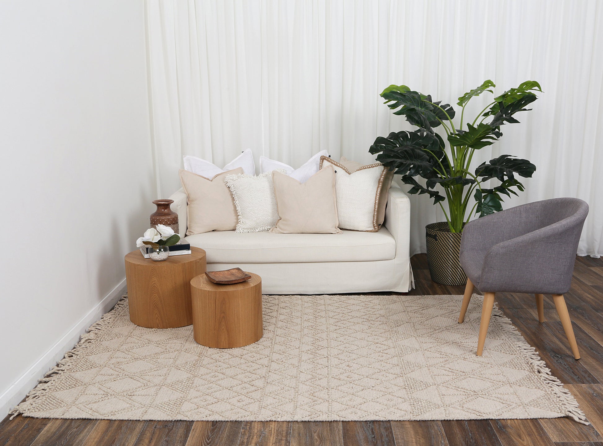 Diego Inca Brown Wool Rug - DIEG01