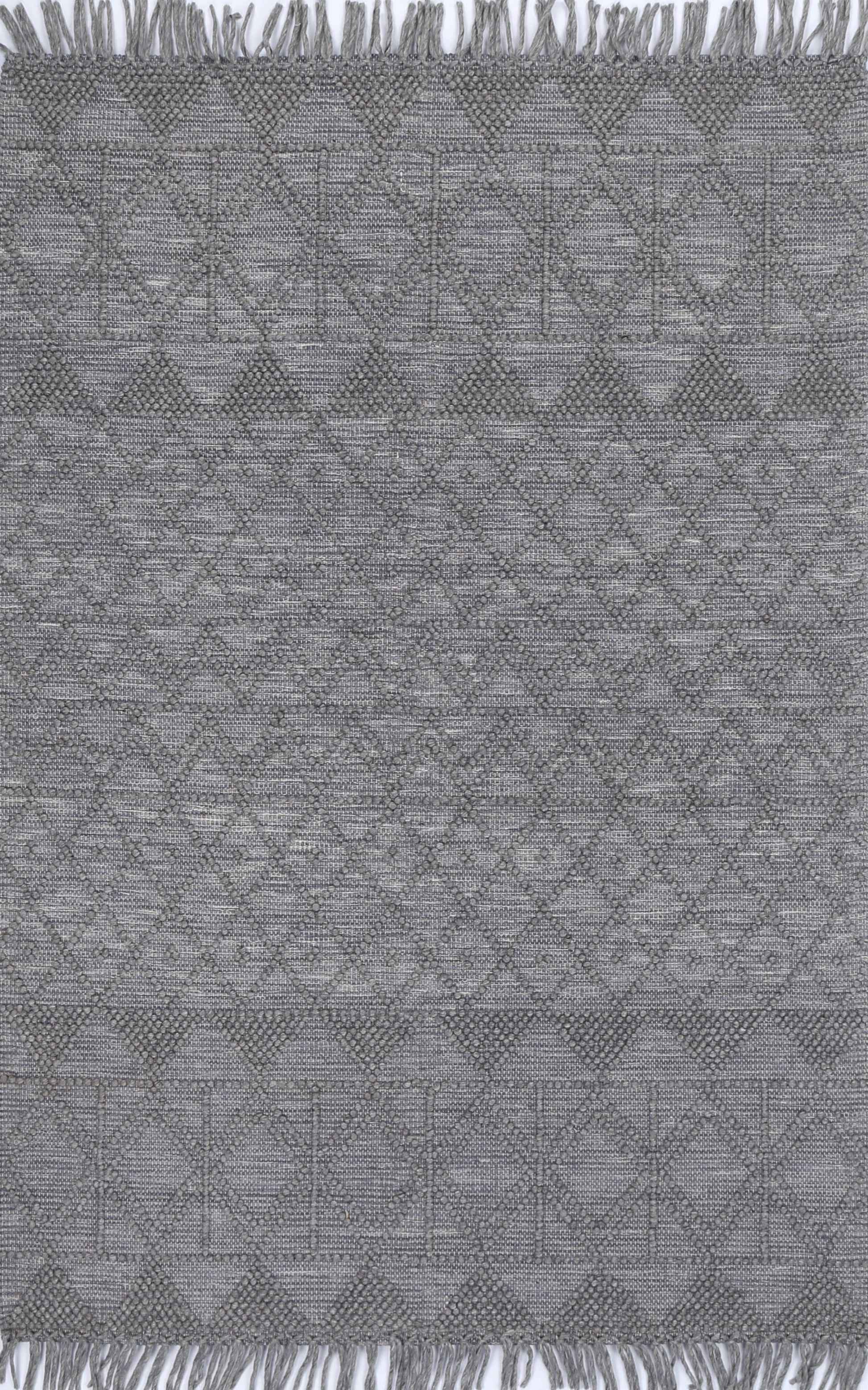 Diego Inca Grey Multi Wool Rug - DIEG01