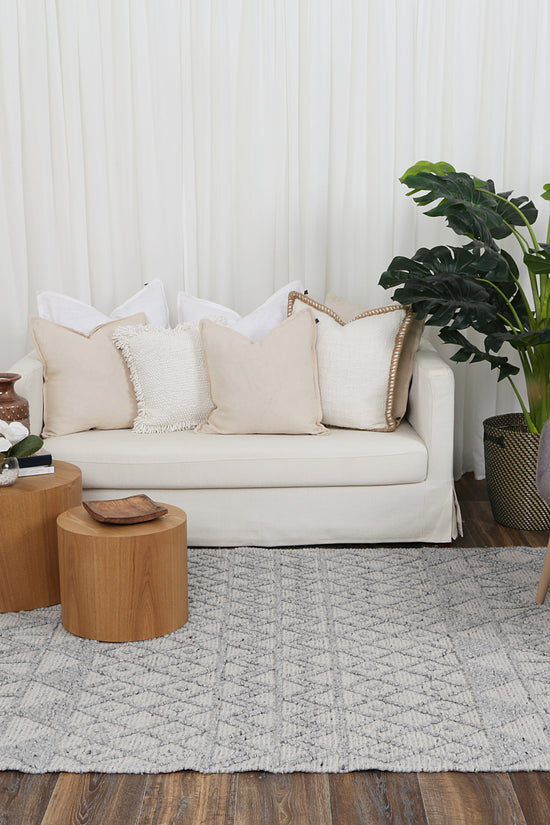 Diego Inca Grey Wool Rug - DIEG01