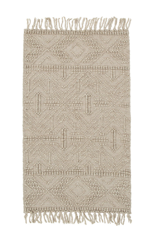 Diego Tribal Brown Wool Rug - DIEG02