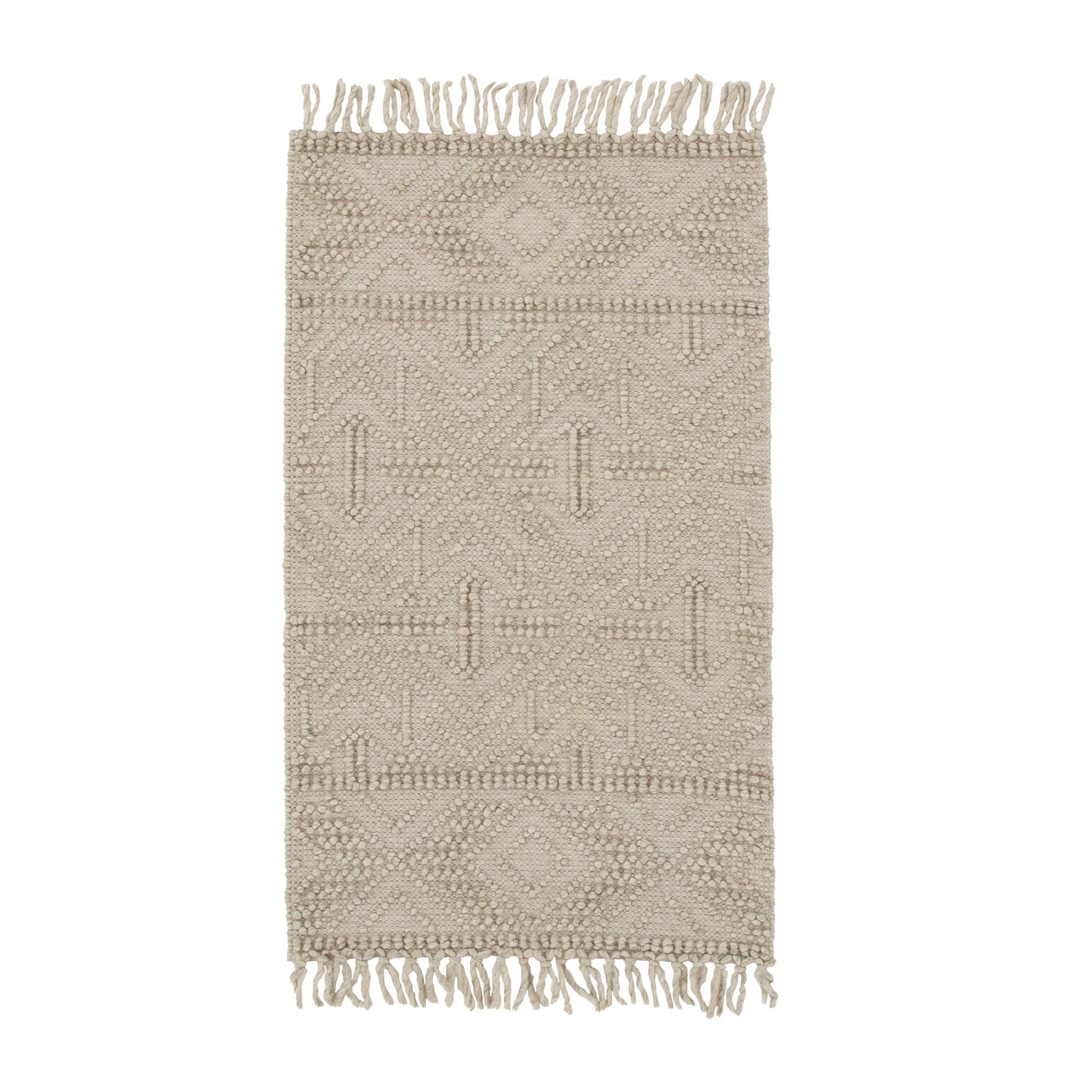Diego Tribal Brown Wool Rug - DIEG02