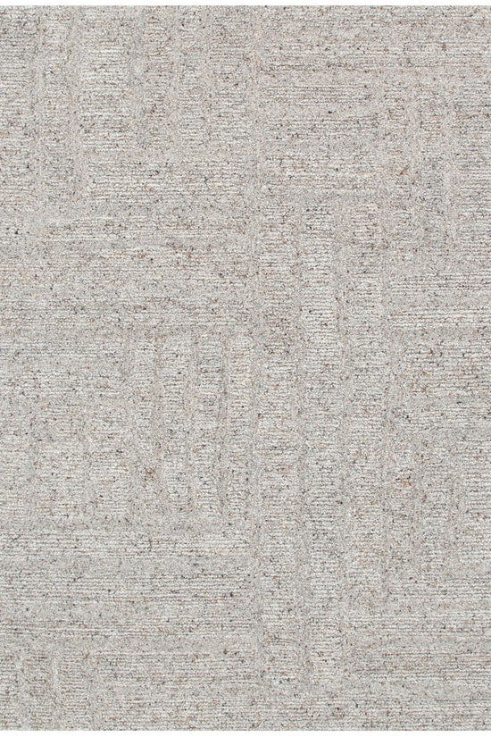 Seren Greige Modern Wool Rug