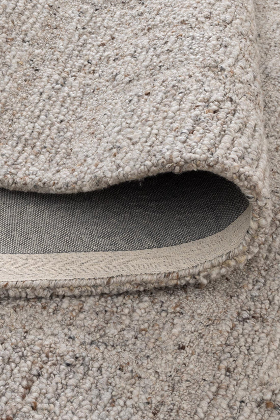 Seren Greige Modern Wool Rug